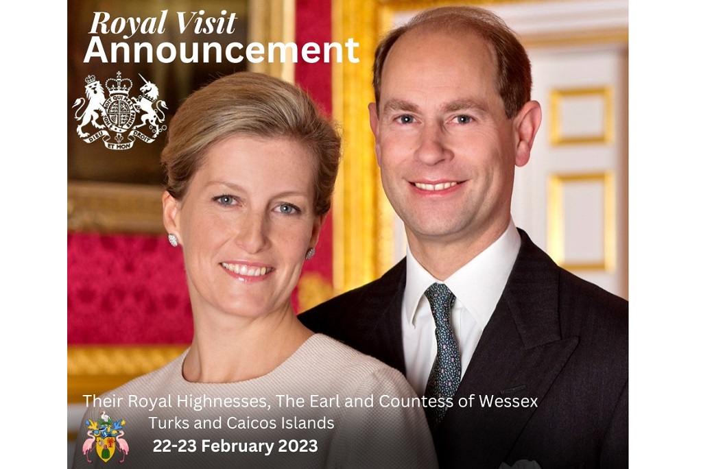 Earl and Countess of Wessex to visit the Turks and Caicos Islands