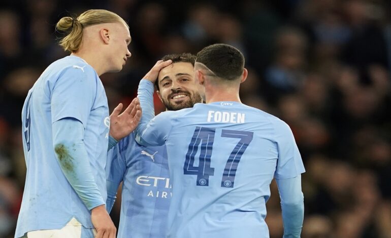 Man City and second-tier Coventry reach FA Cup semis