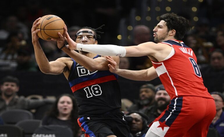 NBA: Pistons beat the Wizards 96-87, snapping an 8-game skid
