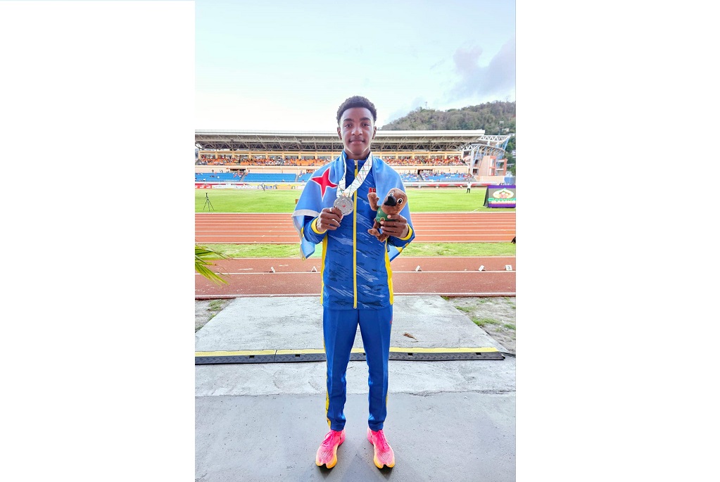 Wyndel Beyde makes history for Aruba at Carifta 2024