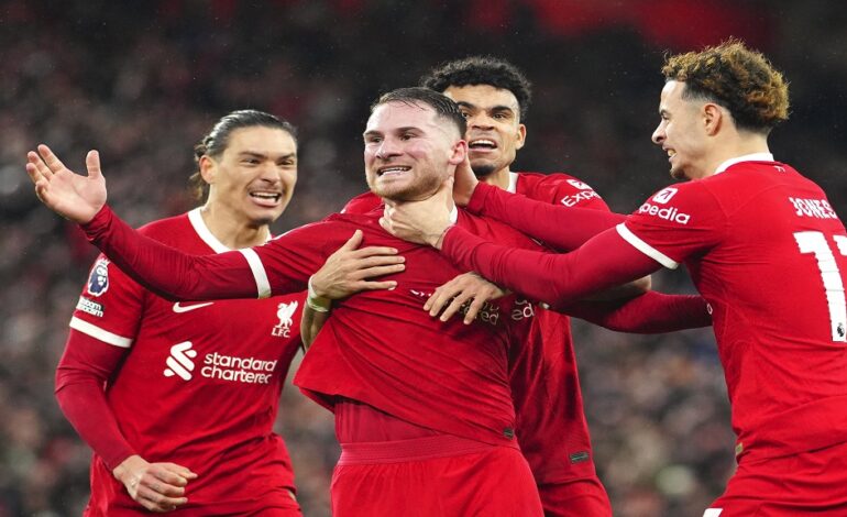 Mac Allister stunner helps Liverpool retake Premier League lead