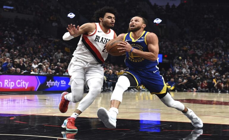 Stephen Curry has 22 points, Warriors rally to beat Trail Blazers