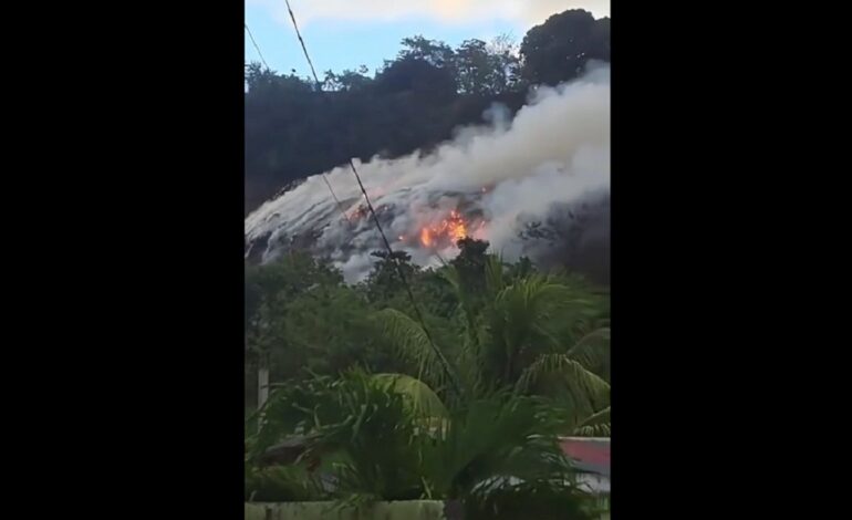 Dominica: Landfill closed due to fire