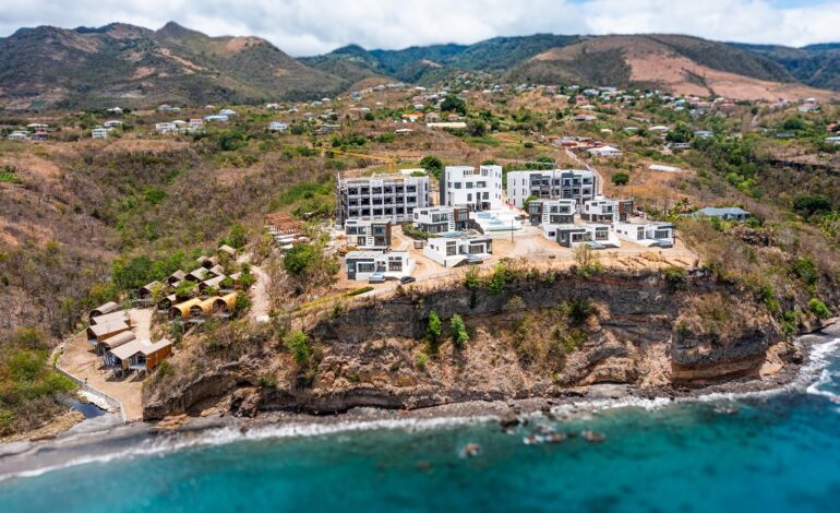 Dominica PM tours Tranquility Beach Resort project