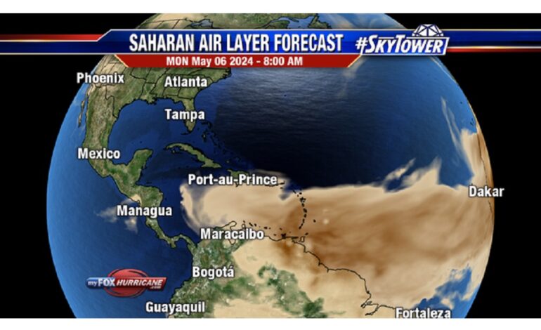 Varying levels of Saharan dust expected across Caribbean region