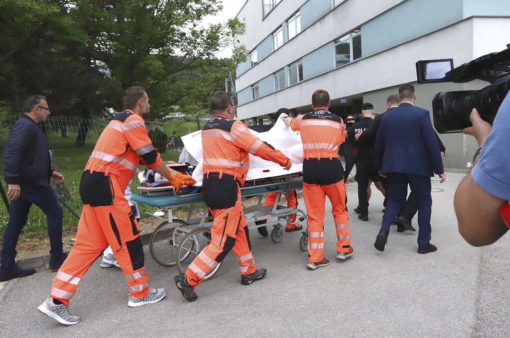 Slovak prime minister in life-threatening condition after being shot