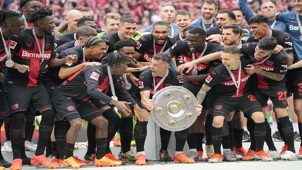 Bayer Leverkusen complete unprecedented unbeaten Bundesliga season
