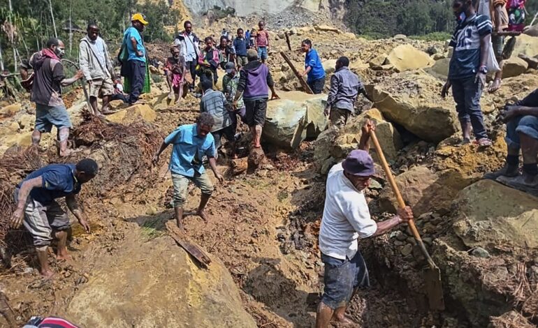 UN estimates over 670 people died in Papua New Guinea landslide