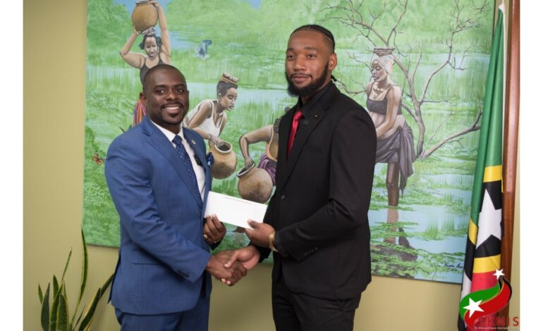 St Kitts: Mikyle Louis receives support ahead of England tour