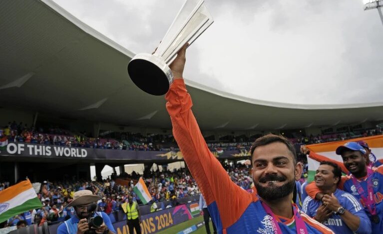 Virat Kohli ends T20 career on a high as India wins World Cup