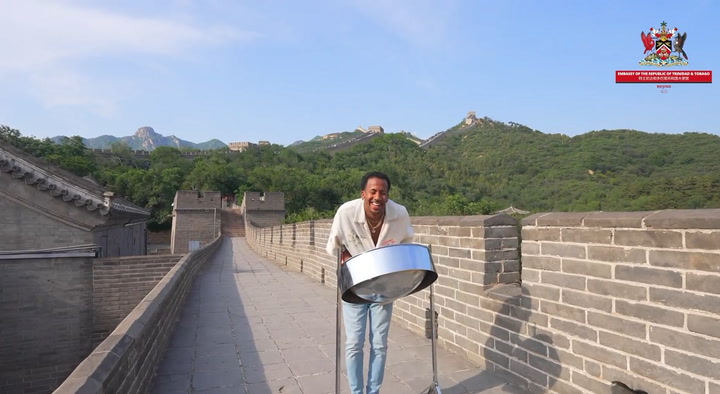 Watch: Steelpan meets the Great Wall in historic first