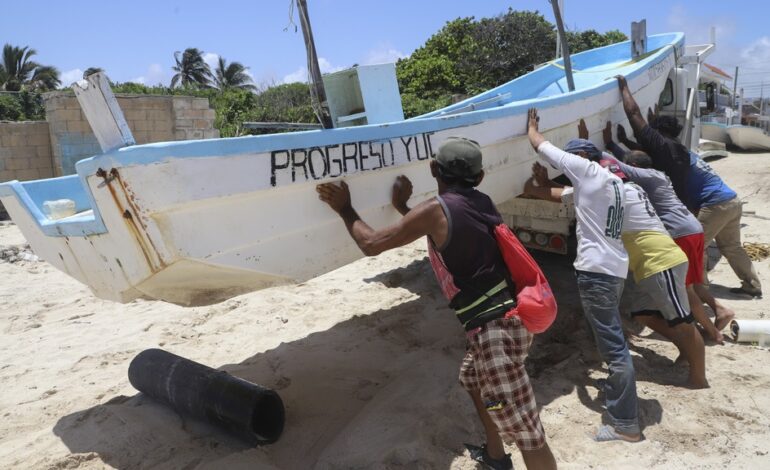 Hurricane Beryl makes landfall in Mexico near Tulum