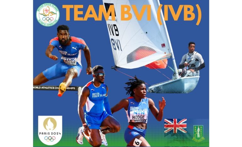 BVI to send 4 athletes to Paris Olympics 2024