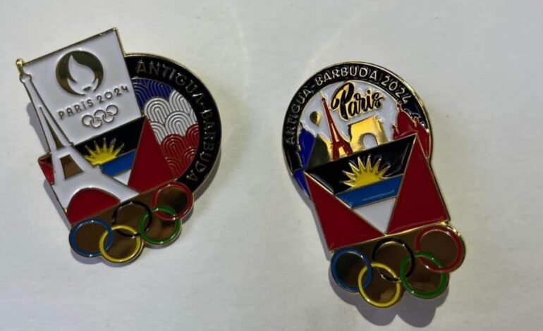 Antigua and Barbuda’s official pin for 2024 Olympics unveiled