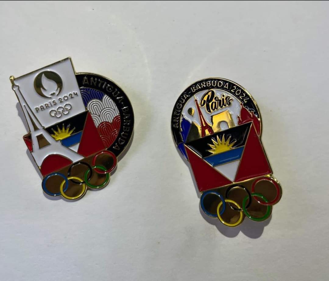 Antigua and Barbuda’s official pin for 2024 Olympics unveiled