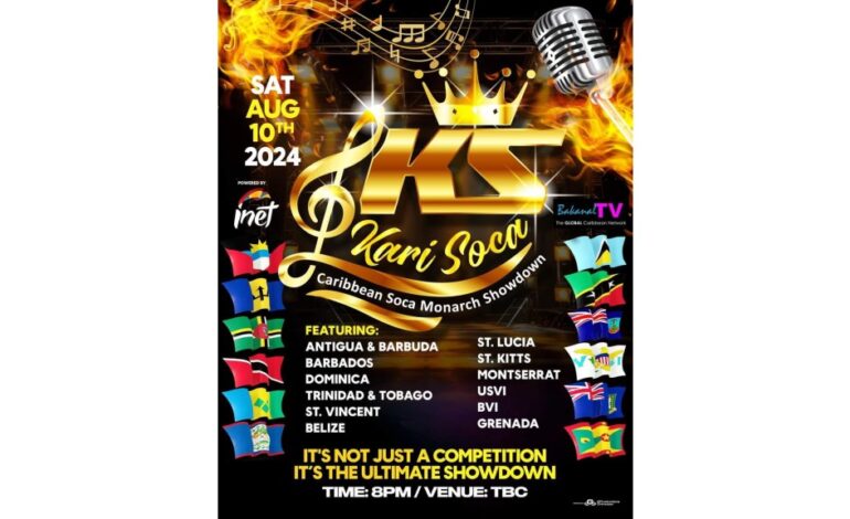 Caribbean Soca stars to clash in new competition