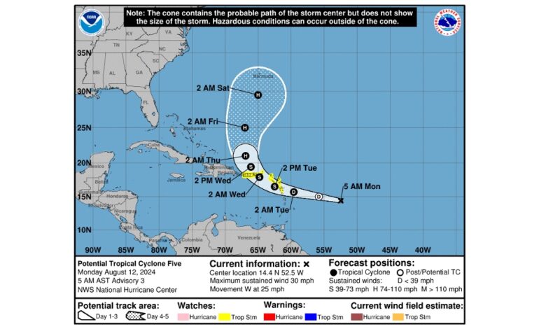 Leeward Islands, Virgin Islands, Puerto Rico brace for potential storm