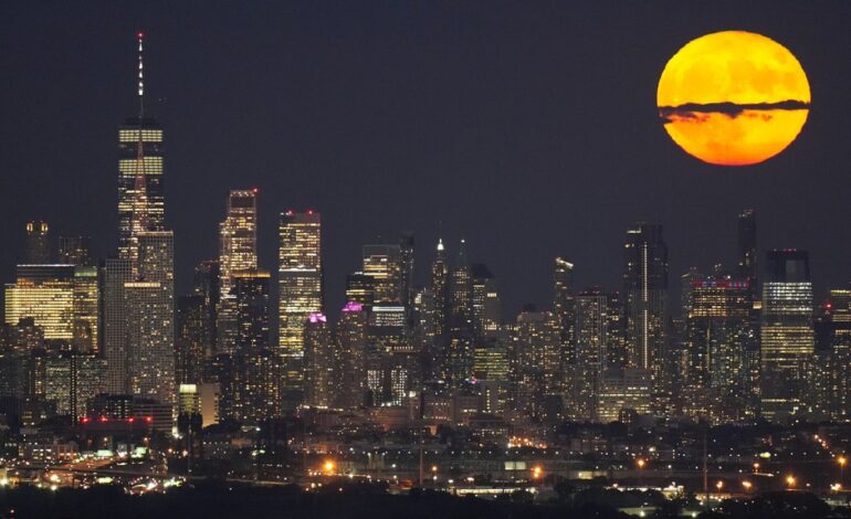 August’s supermoon kicks off four months of lunar spectacles