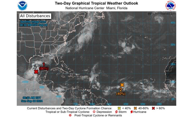 NHC monitoring 3 systems with potential for development