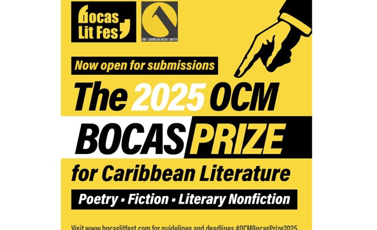 Milestone 2025 OCM Bocas Prize opens for entries