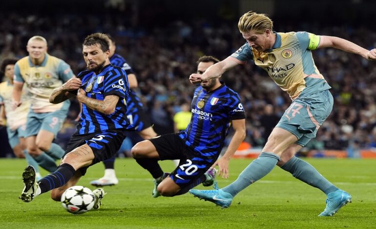 Man City and Inter Milan draw 0-0 in goal-shy Champions League