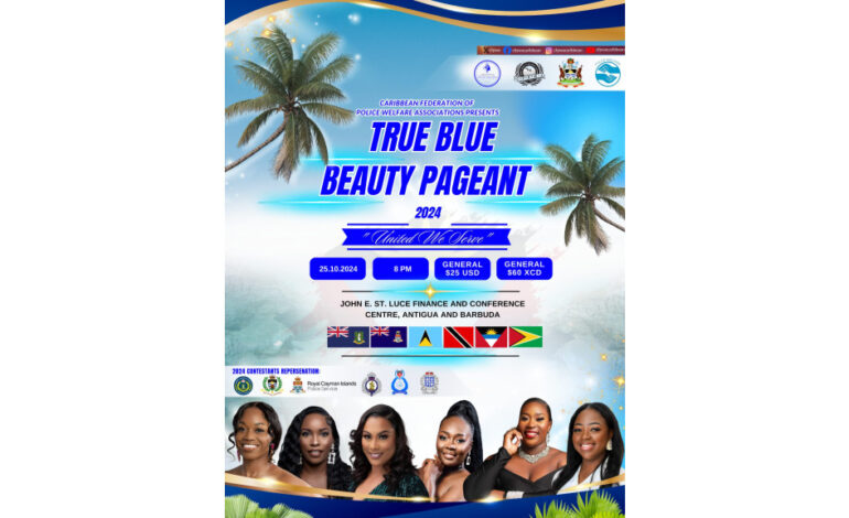 Caribbean police officers to participate in True Blue Beauty Pageant