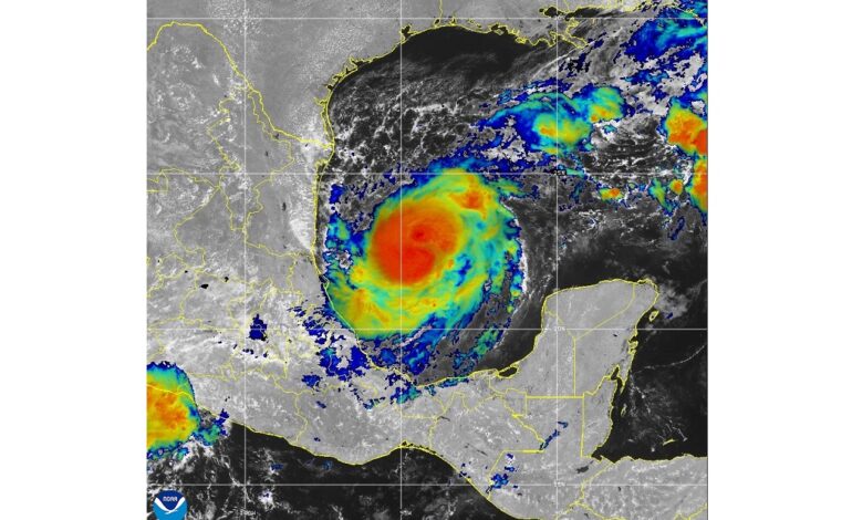 Milton strengthens into a hurricane