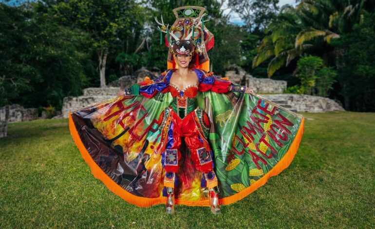 Miss Universe Belize reveals National Costume for 2024 competition