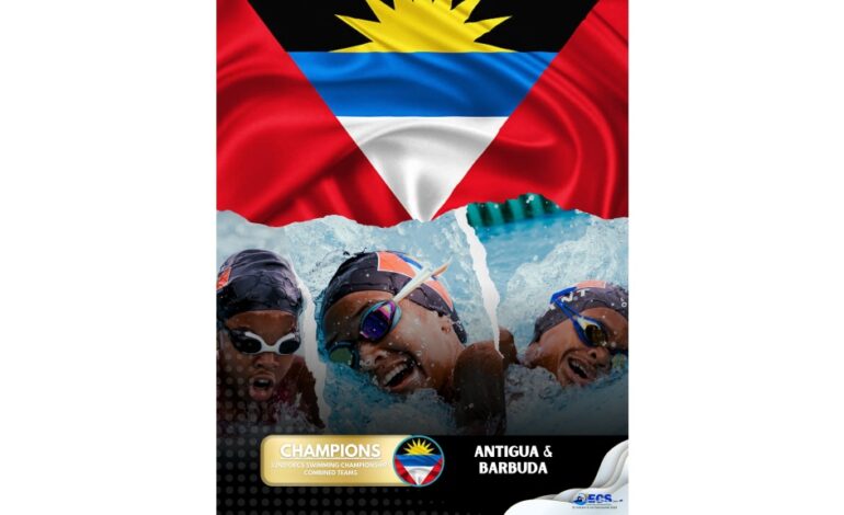 Antigua & Barbuda clinches third straight OECS Swimming title