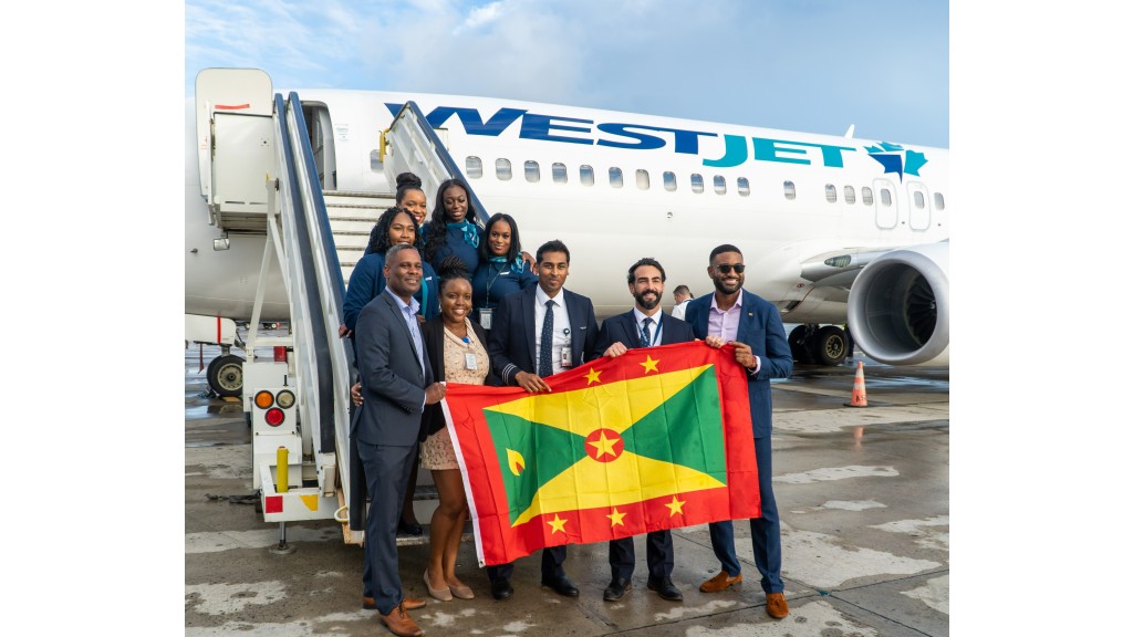 WestJet begins non-stop flights between Grenada and Canada